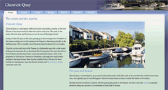 Desktop Screenshot of chiswickquay.com